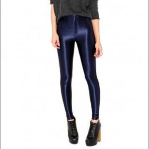 Navy disco pants